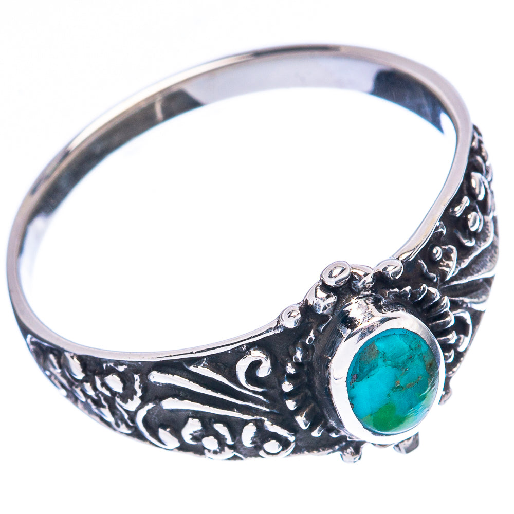 Rare Arizona Turquoise Ring Size 9.75 (925 Sterling Silver) R3392