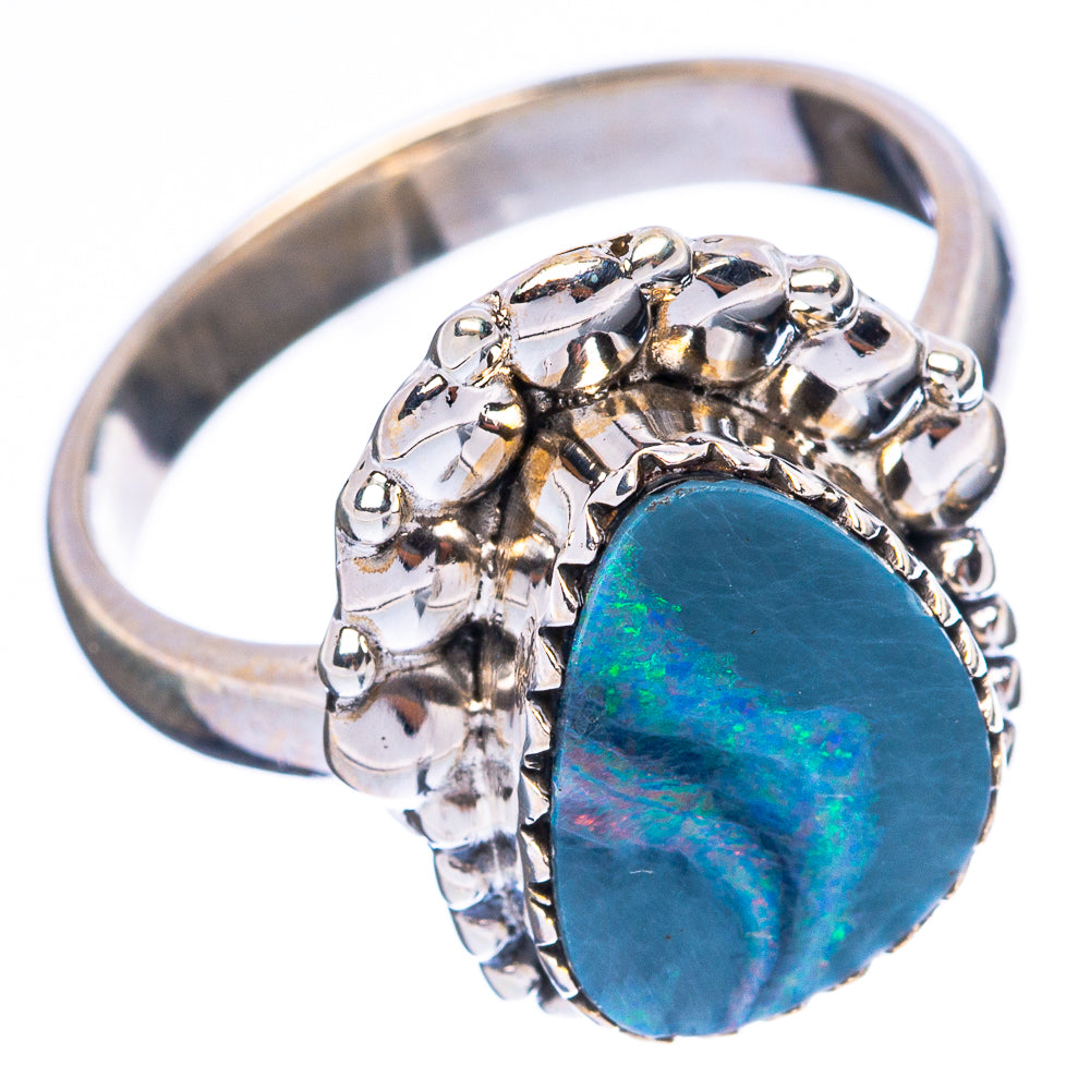 Rare Doublet Opal Ring Size 7.25 (925 Sterling Silver) R4107