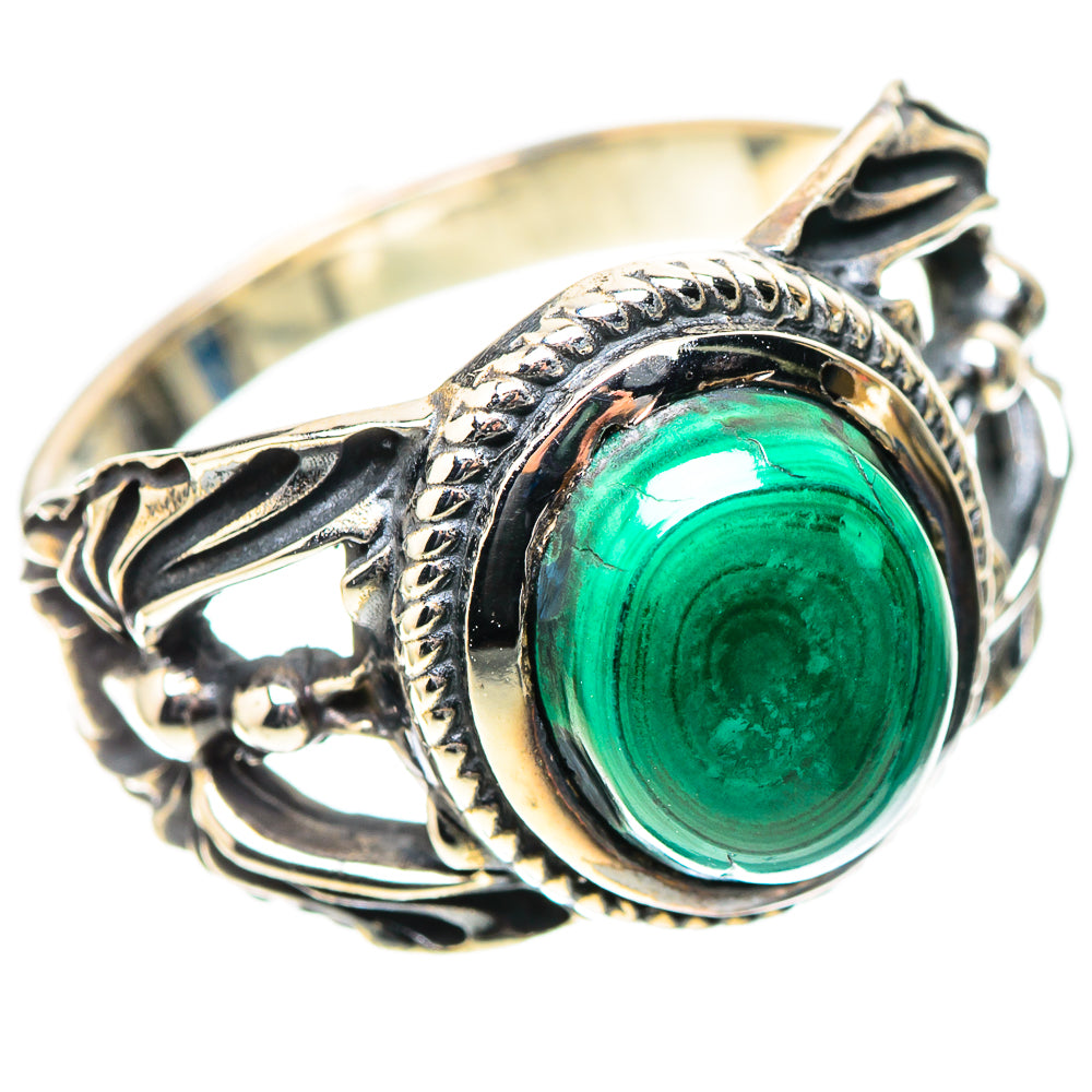 Malachite Ring Size 8.25 (925 Sterling Silver) RING138323