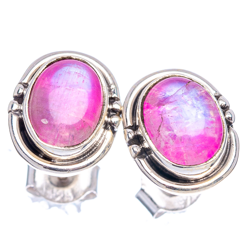 Cotton Candy Turquoise Earrings 3/8" (.925 Sterling Silver)