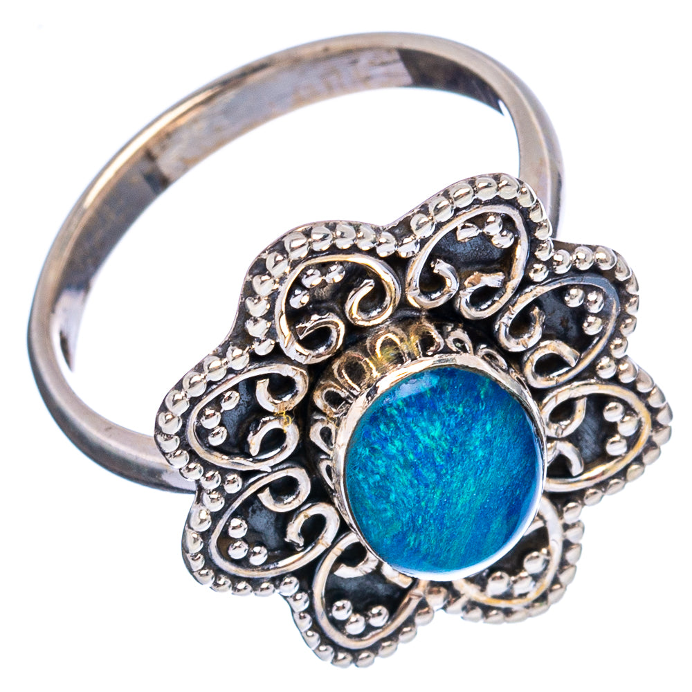 Rare Triplet Opal Ring Size 7.5 (.925 Sterling Silver)