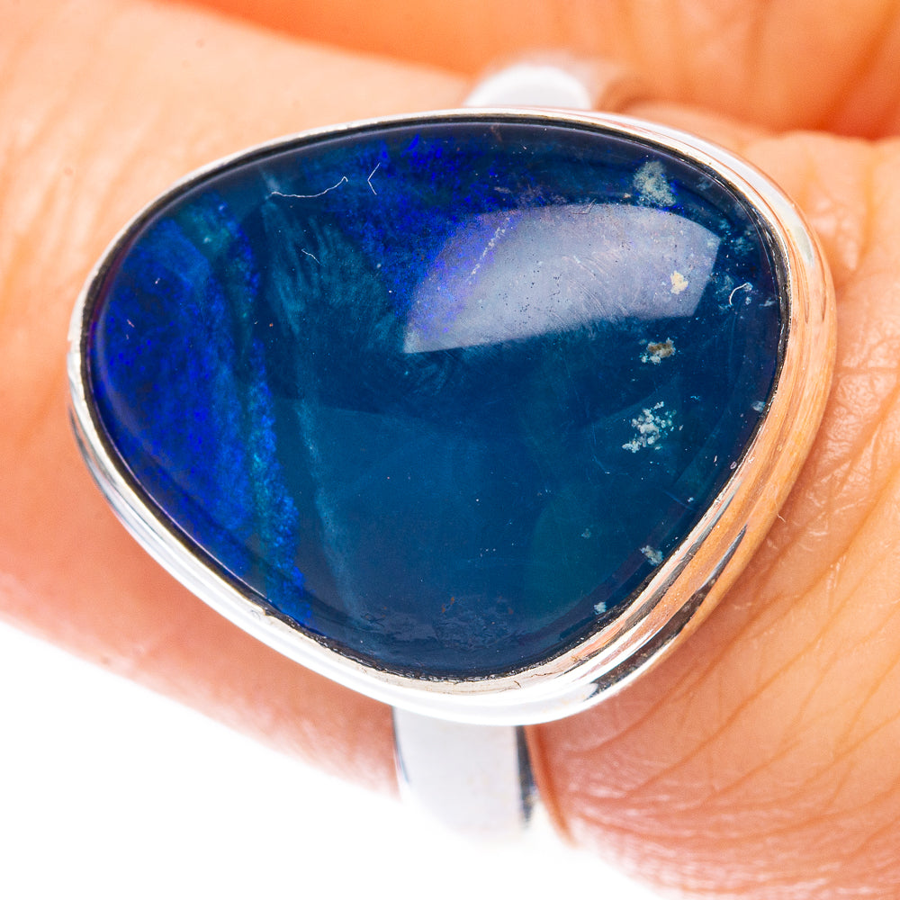 Rare Triplet Opal Ring Size 7.5 (925 Sterling Silver) R2073