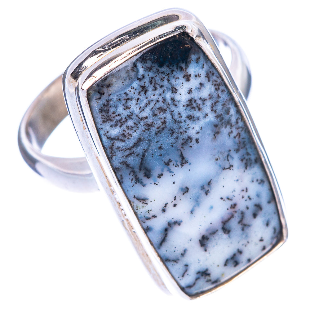 Dendritic Opal Ring Size 6.75 (925 Sterling Silver) R1502