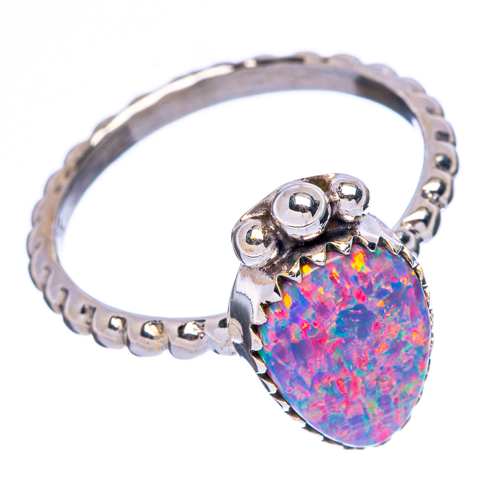 Synthetic Opal Ring Size 8 (925 Sterling Silver) R146302