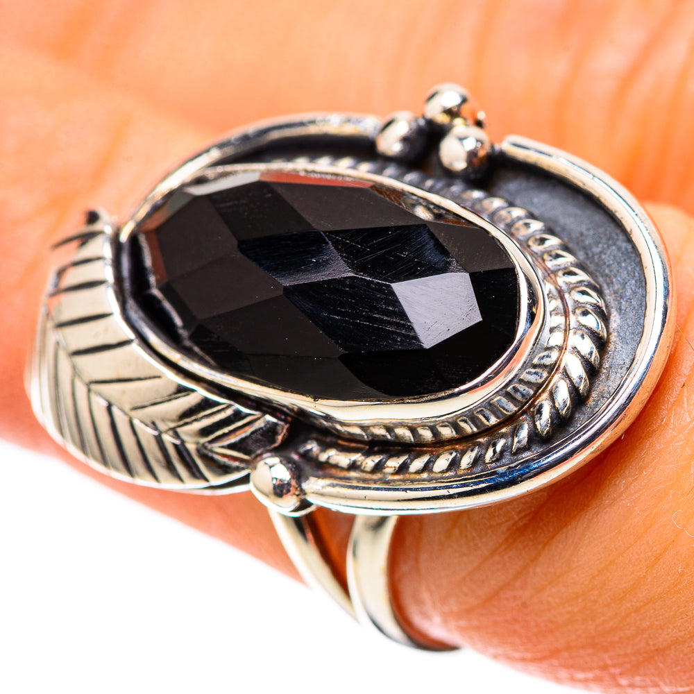 Black Onyx 925 Sterling Silver Ring Size 6.75 (925 Sterling Silver) RING139438