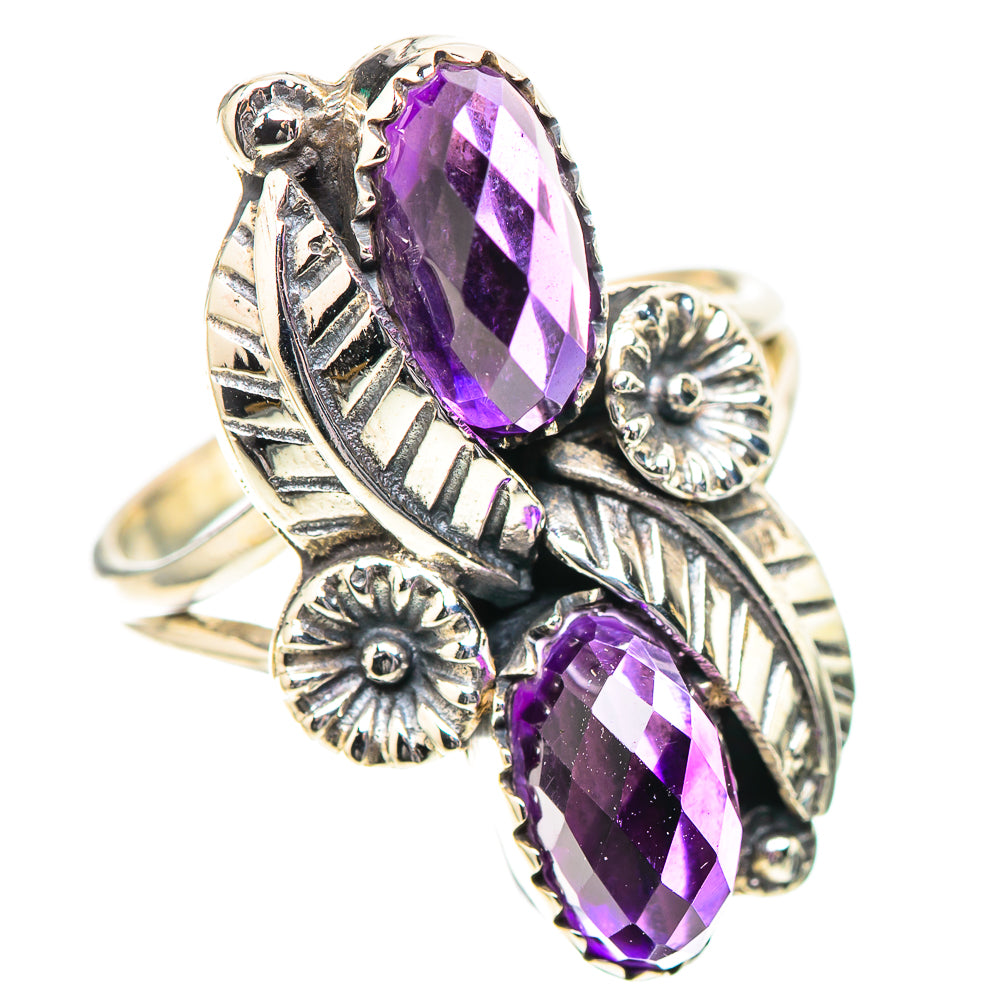 Amethyst Ring Size 8.25 (925 Sterling Silver) RING138756