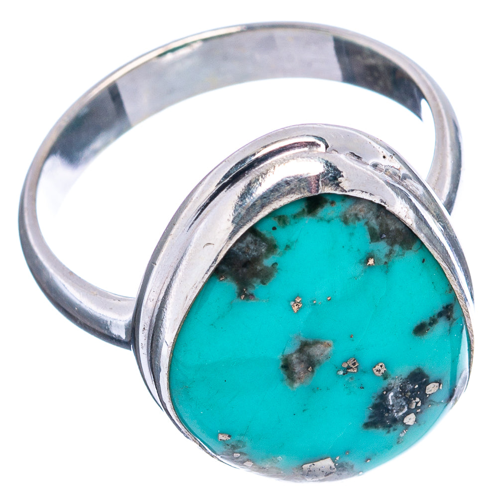 Rare Campitos Turquoise Ring Size 9 (.925 Sterling Silver)