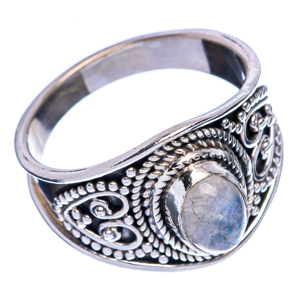 Rainbow Moonstone Ring Size 5.75 (925 Sterling Silver) R146421