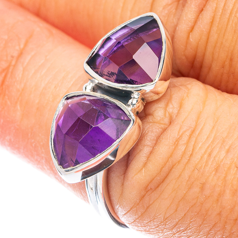 Premium Amethyst Ring Size 6.5 (925 Sterling Silver) RING7718