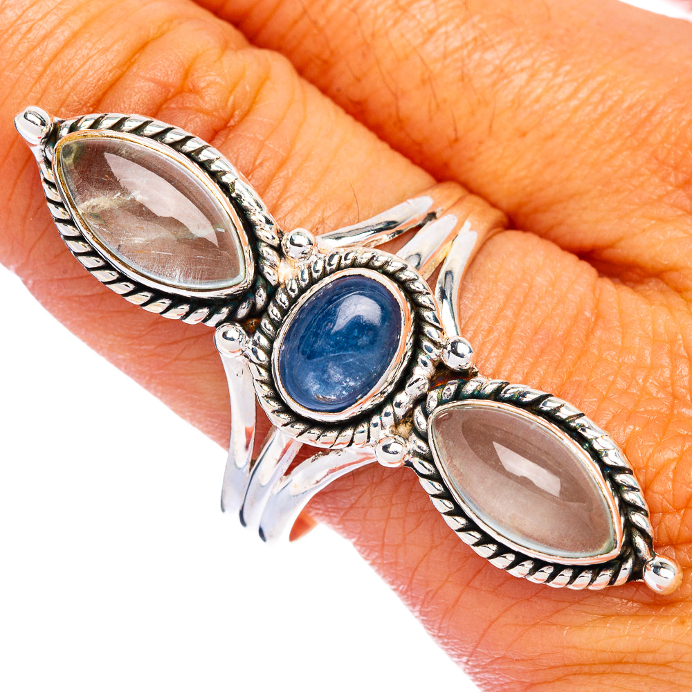 Large Kyanite, Aquamarine Ring Size 11 (925 Sterling Silver) R144509