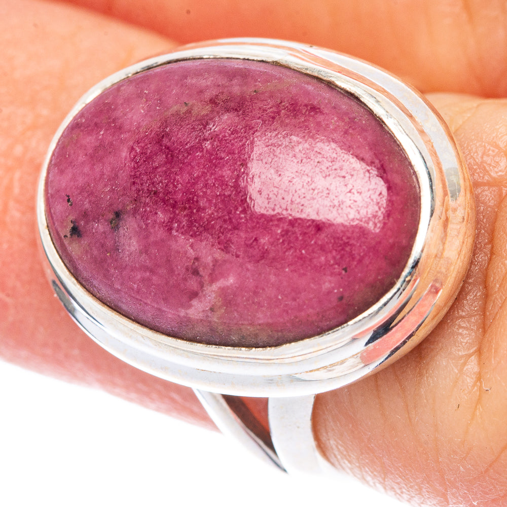Rhodonite Ring Size 5 (925 Sterling Silver) R1719