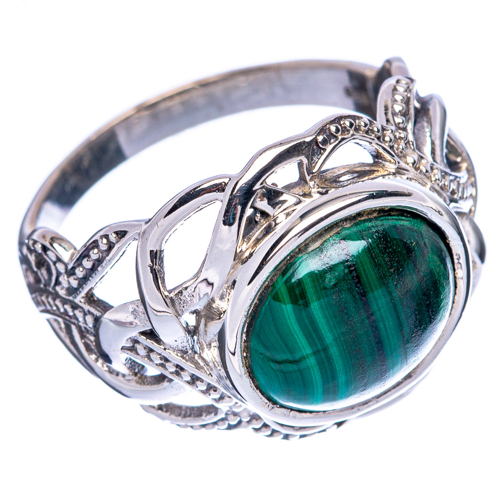 Malachite Ring Size 8.75 (925 Sterling Silver) R146320