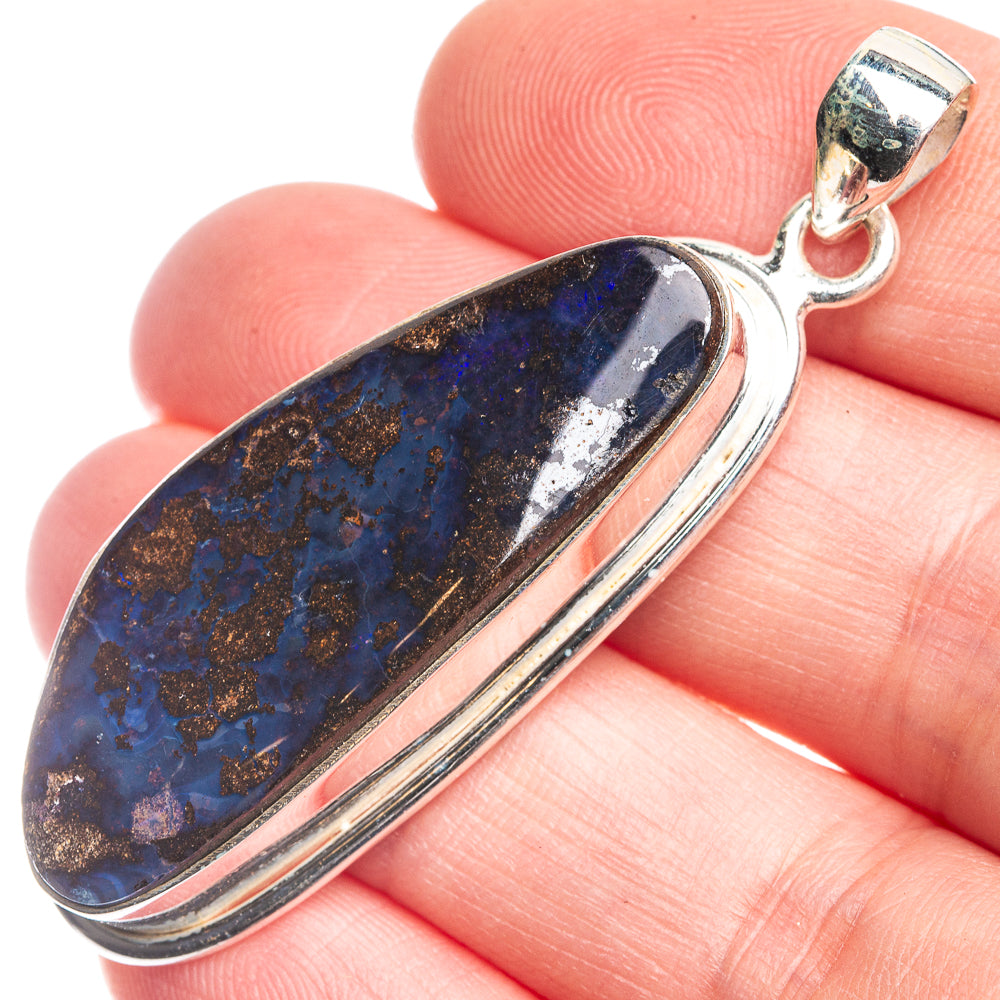 Boulder Opal Pendant 2 1/8" (925 Sterling Silver) P39357