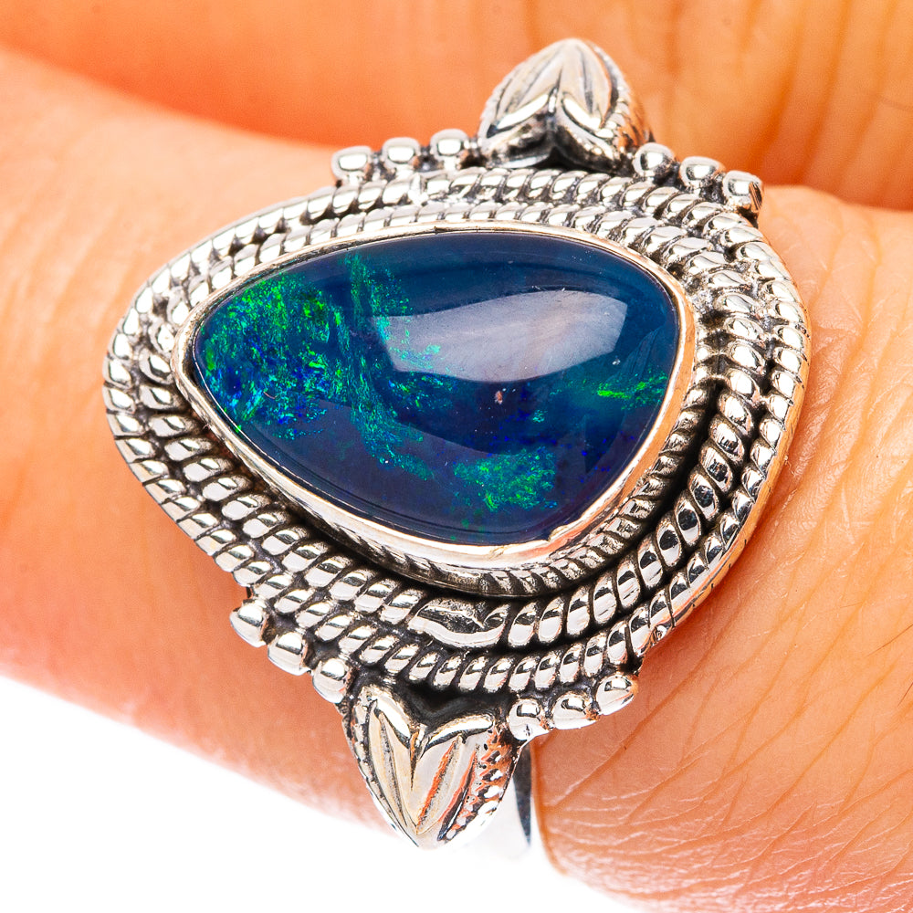 Rare Triplet Opal Ring Size 7 (925 Sterling Silver) R4394