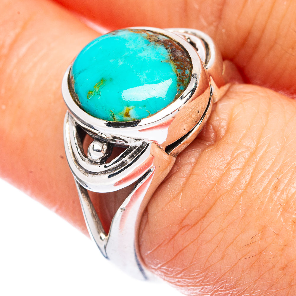 Chrysocolla Ring Size 7 (925 Sterling Silver) R2768