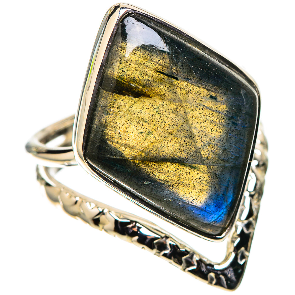 Premium Labradorite Ring Size 6 (925 Sterling Silver) RING138046