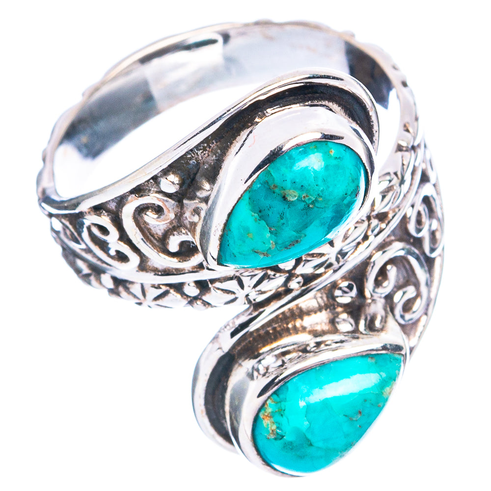 Rare Arizona Turquoise Ring Size 7.5 (925 Sterling Silver) R4717