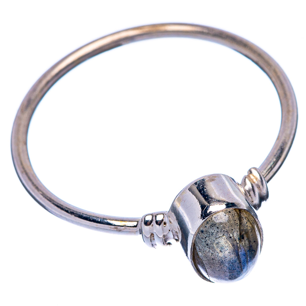 Labradorite Dainty Ring Size 7.75 (925 Sterling Silver) R145764