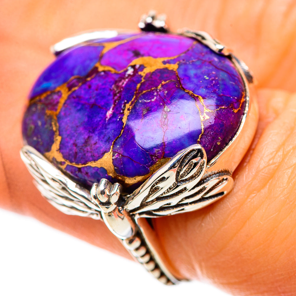 Purple Copper Composite Turquoise 925 Sterling Silver Ring Size 5.75 (925 Sterling Silver) RING139567