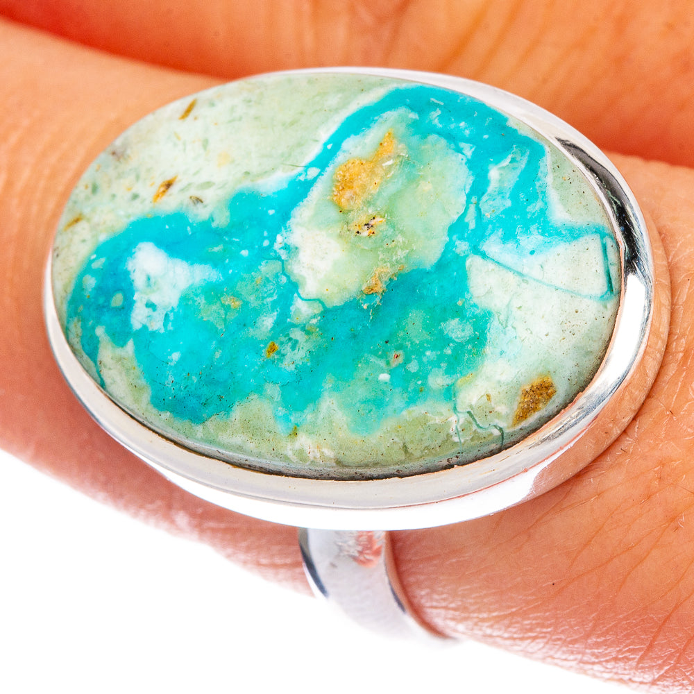 Rare Peruvian Opal Ring Size 8.25 (925 Sterling Silver) R1303
