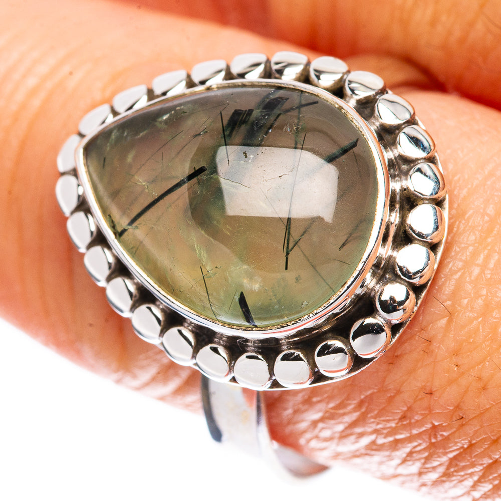 Prehnite Ring Size 9.75 (925 Sterling Silver) R1945