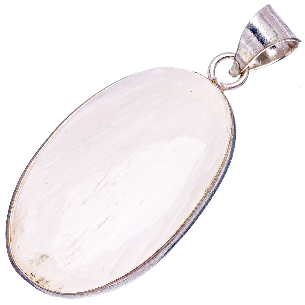 Scolecite Pendant 1 3/4" (Silver Plated)
