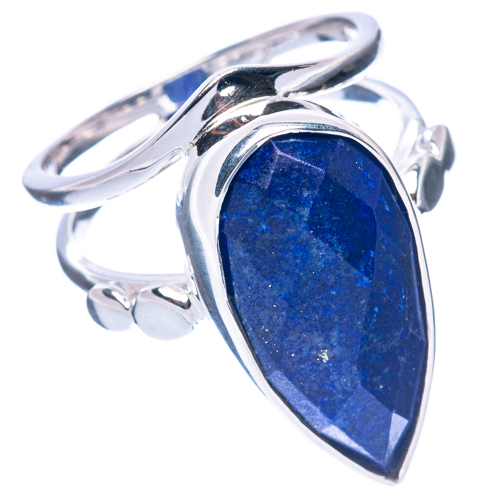 Premium Lapis Lazuli 925 Sterling Silver Ring Size 6 (925 Sterling Silver) R2678