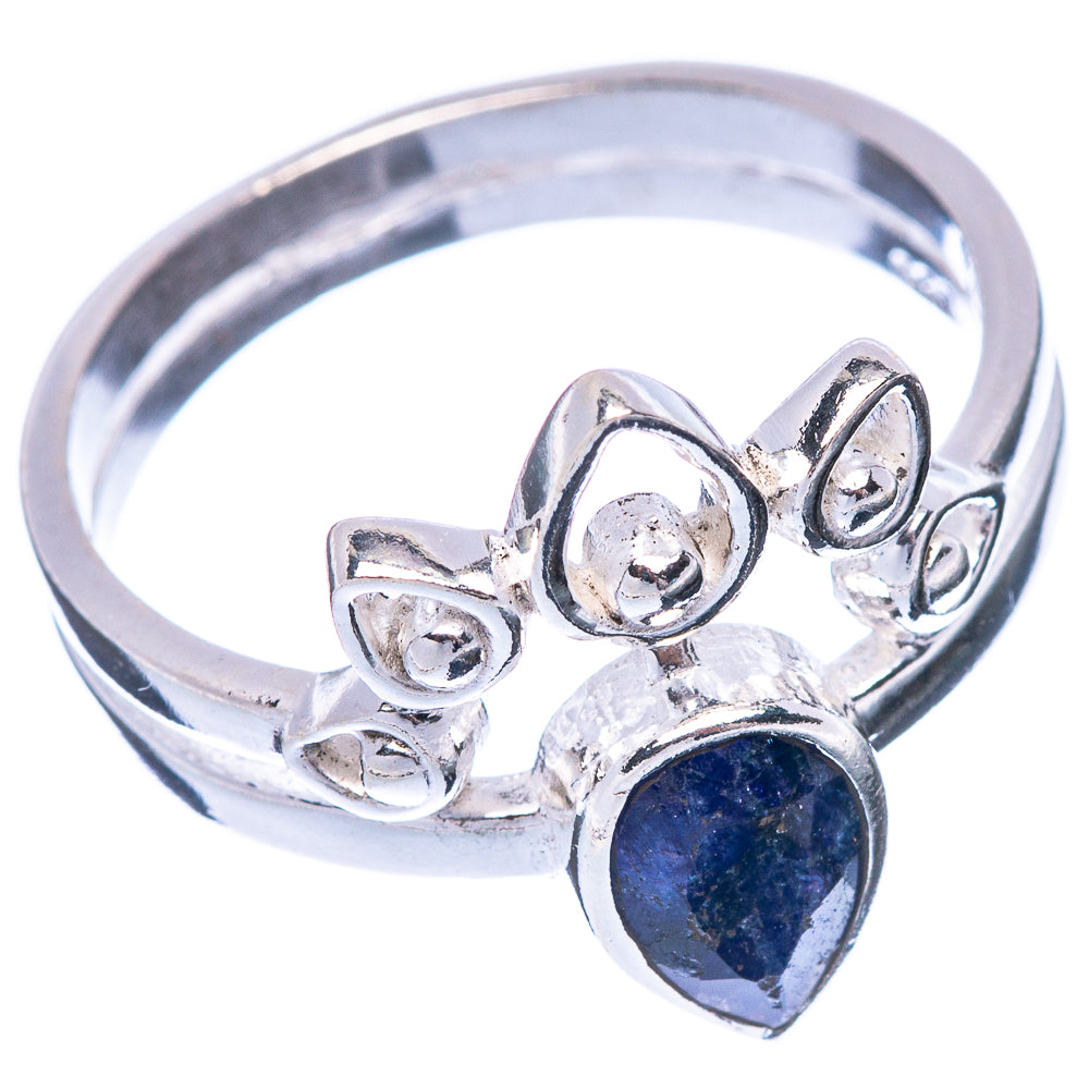 Blue Sillimnate Ring Size 8 (925 Sterling Silver) R5501