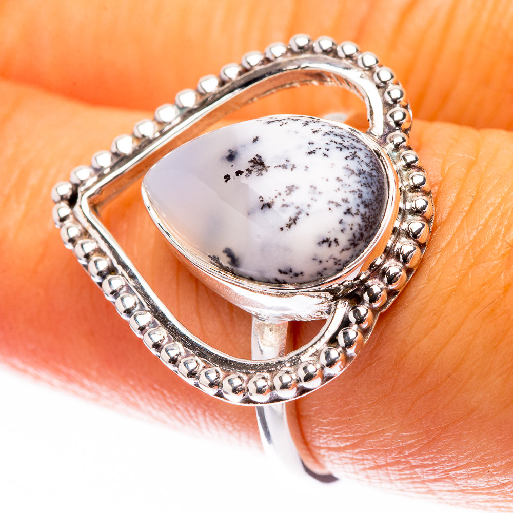 Premium Dendritic Opal Ring Size 7.25 (925 Sterling Silver) R141892