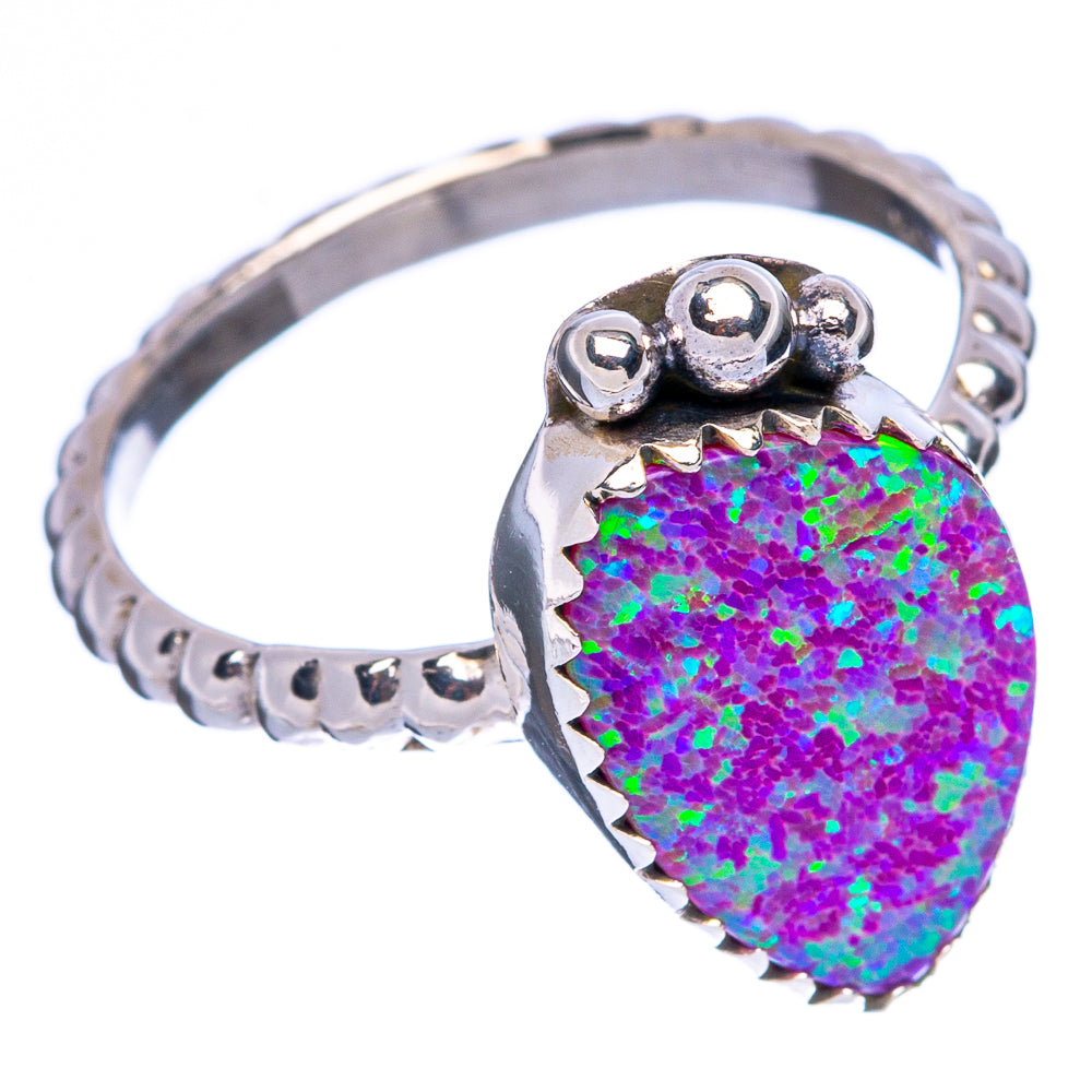 Synthetic Opal Ring Size 8 (925 Sterling Silver) R146326