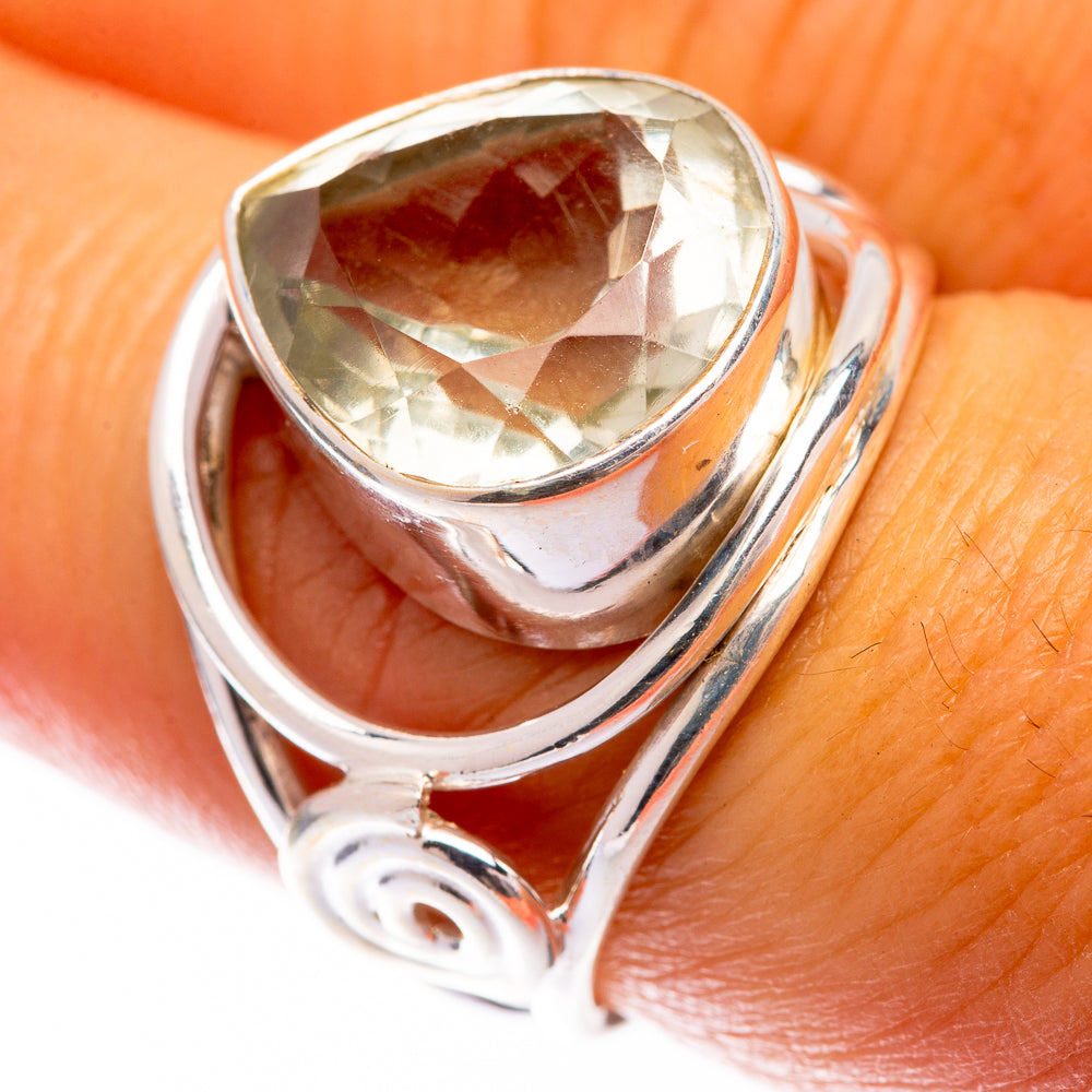 White Quartz Ring Size 6.75 (925 Sterling Silver) R140754