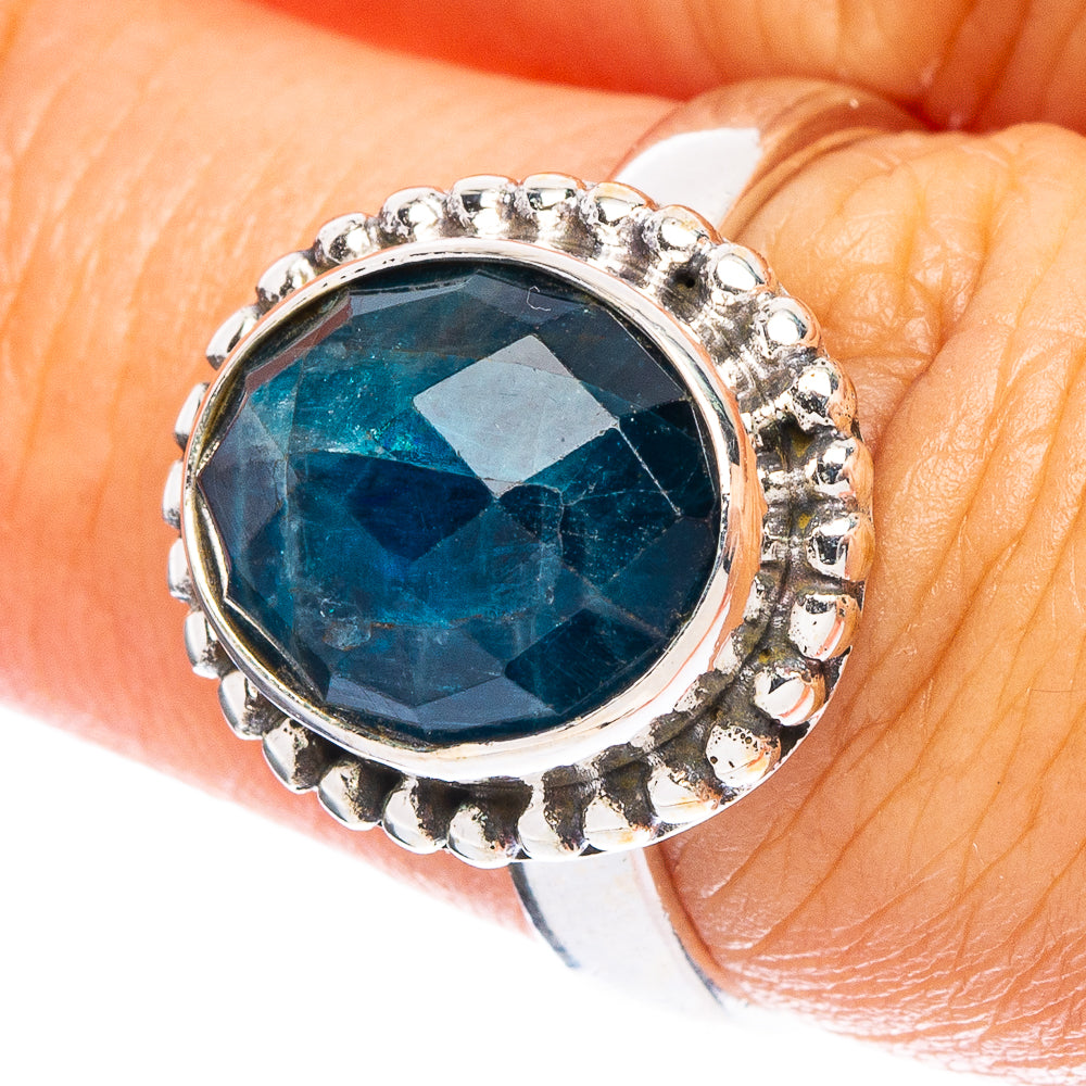 Rare Apatite Ring Size 7 (925 Sterling Silver) R6812