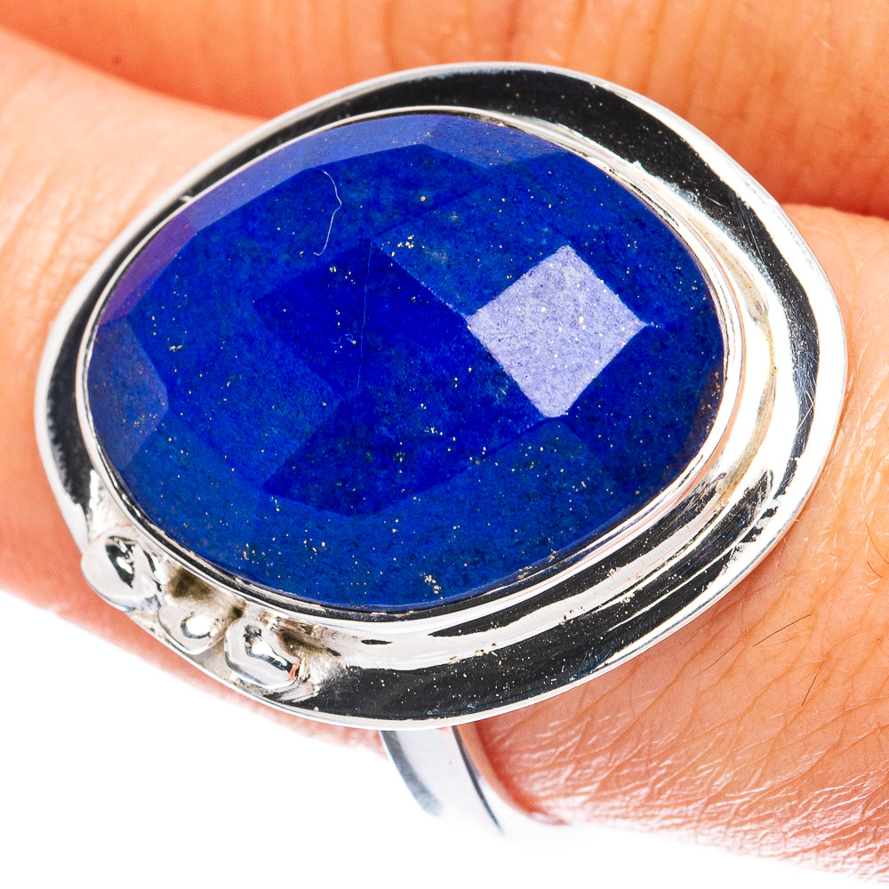 Premium Lapis Lazuli 925 Sterling Silver Ring Size 8.75 Ana Co R3608
