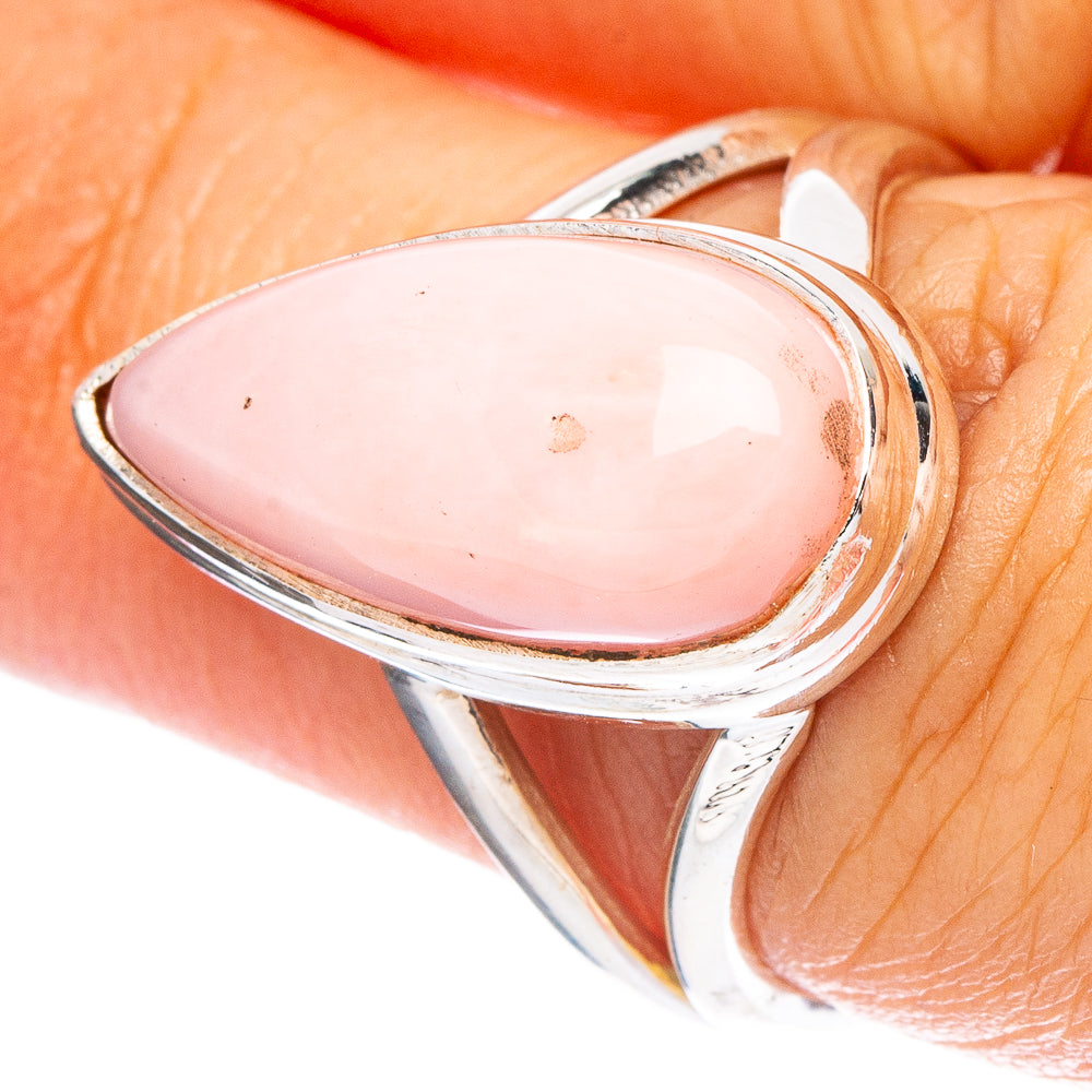 Pink Opal Ring Size 7 (925 Sterling Silver) R6823