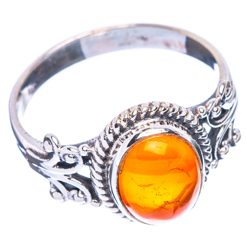 Carnelian Ring Size 7 (925 Sterling Silver) R146756