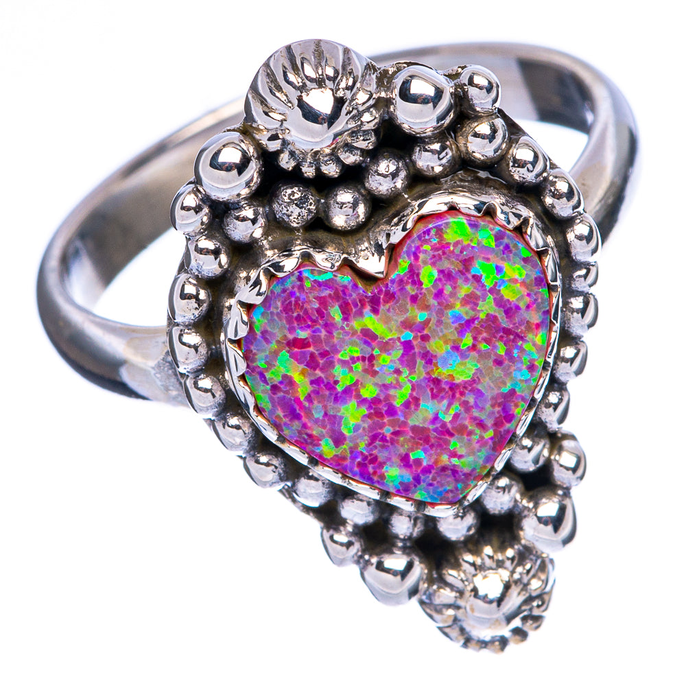 Synthetic Opal Ring Size 7.25 (925 Sterling Silver) R146163