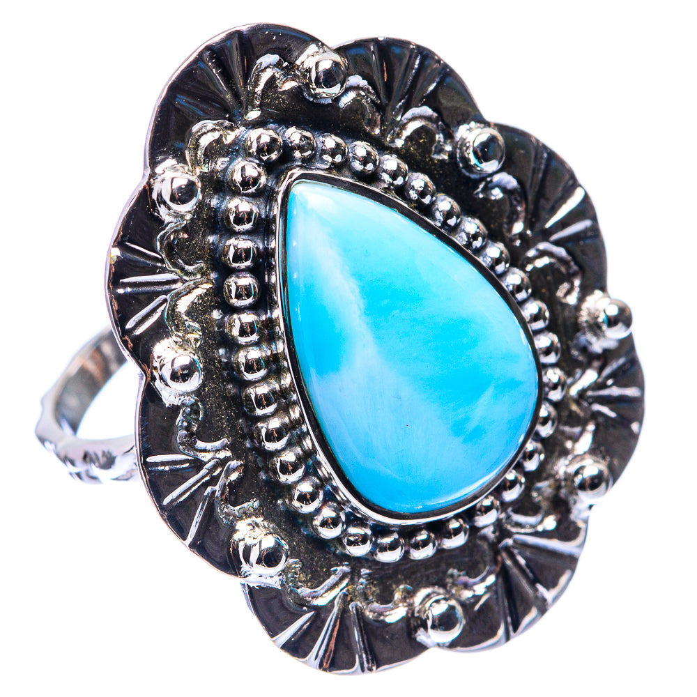 Premium Larimar Ring Size 7.25 (925 Sterling Silver) R141757