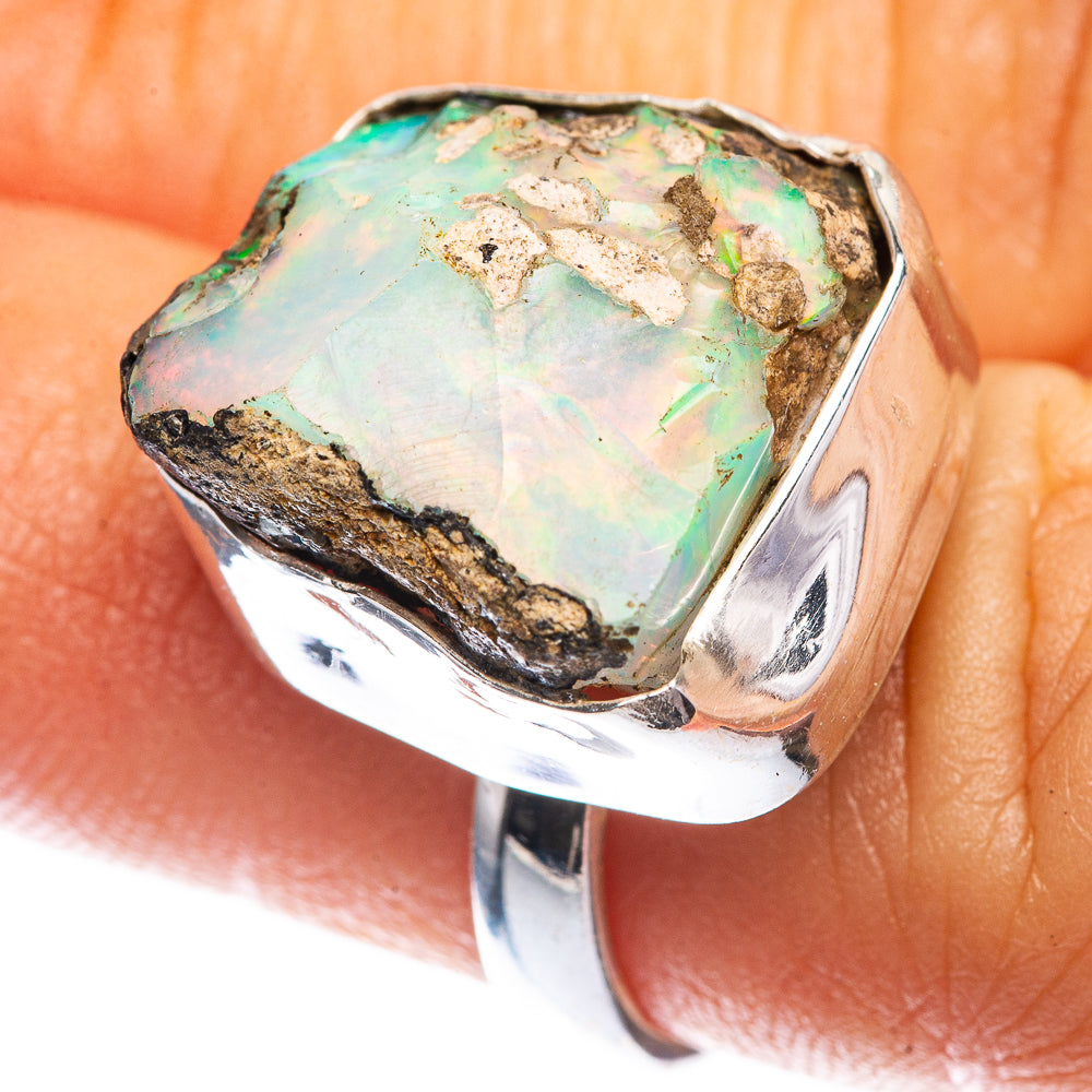 Raw Ethiopian Opal Ring Size 5 (925 Sterling Silver) R142459