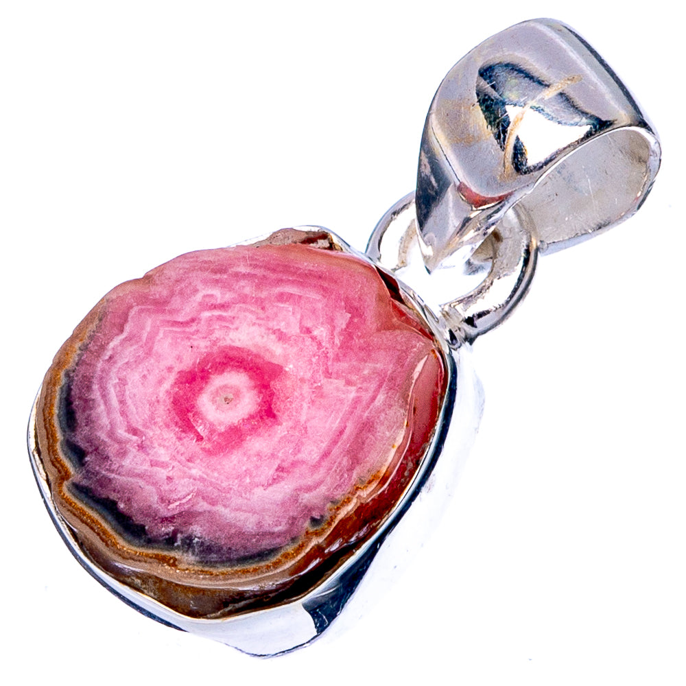 Rare Rhodochrosite Stalactite Pendant 7/8" (925 Sterling Silver) P42946