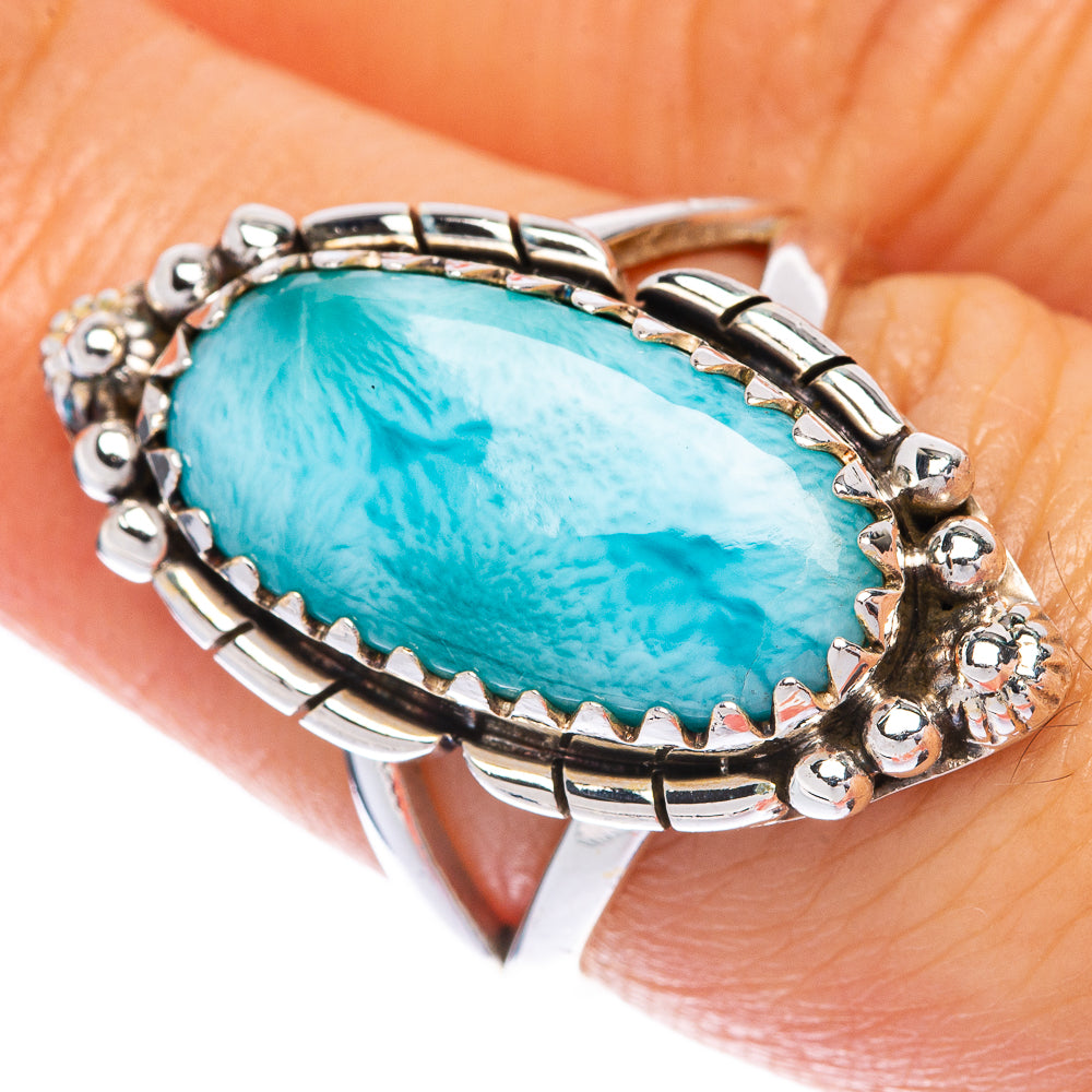 Larimar Ring Size 7 (925 Sterling Silver) R144785