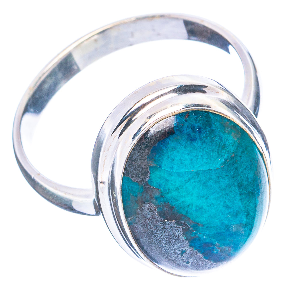 Peruvian Chrysocolla Ring Size 11 (.925 Sterling Silver)