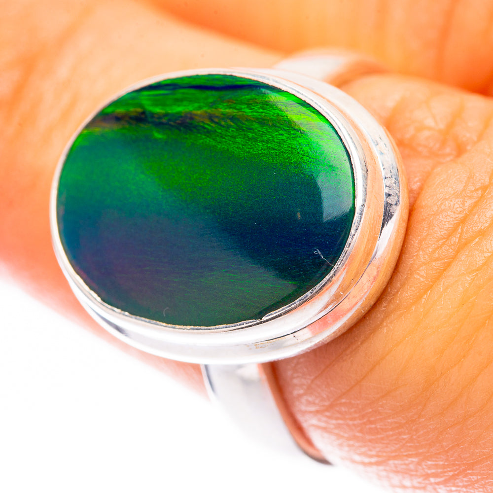 Aura Opal Ring Size 7.25 (925 Sterling Silver) R140568