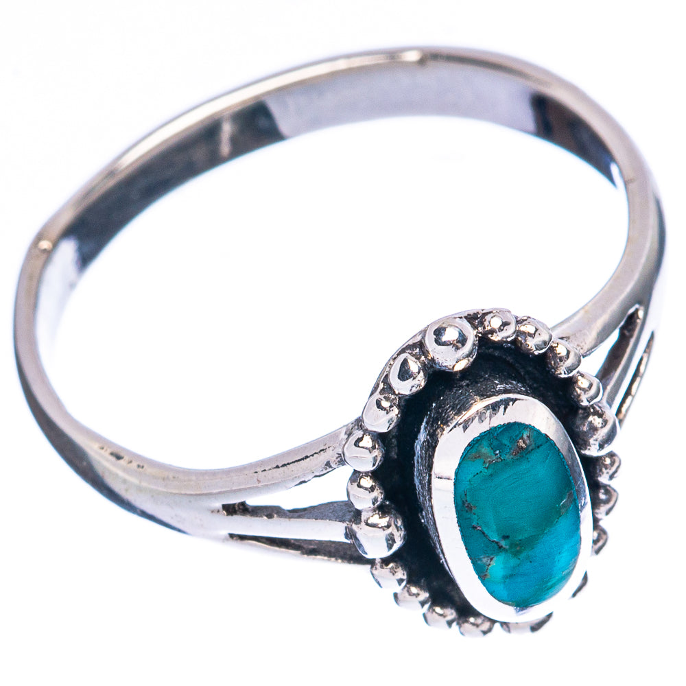 Rare Arizona Turquoise Ring Size 6.75 (925 Sterling Silver) R3396