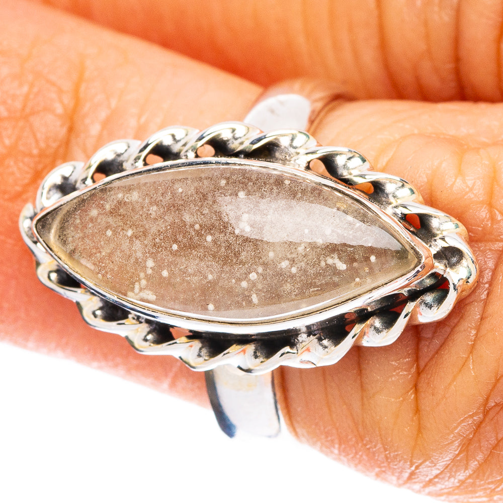 Libyan Desert Glass Ring Size 5 (925 Sterling Silver) R5052