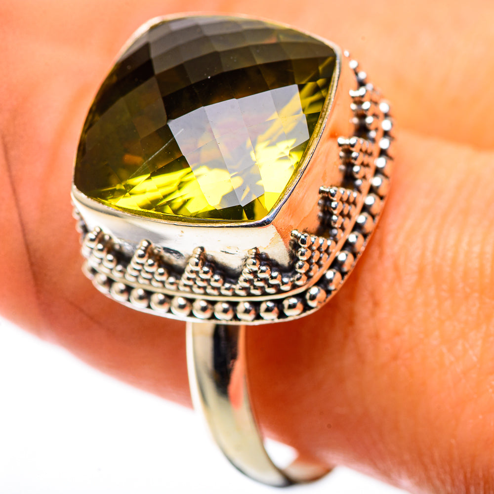 Faceted Citrine Ring Size 10.75 (925 Sterling Silver) RING138344