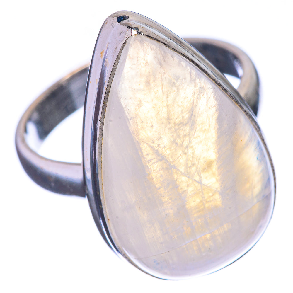 Rainbow Moonstone Ring Size 7.5 (925 Sterling Silver) R142635