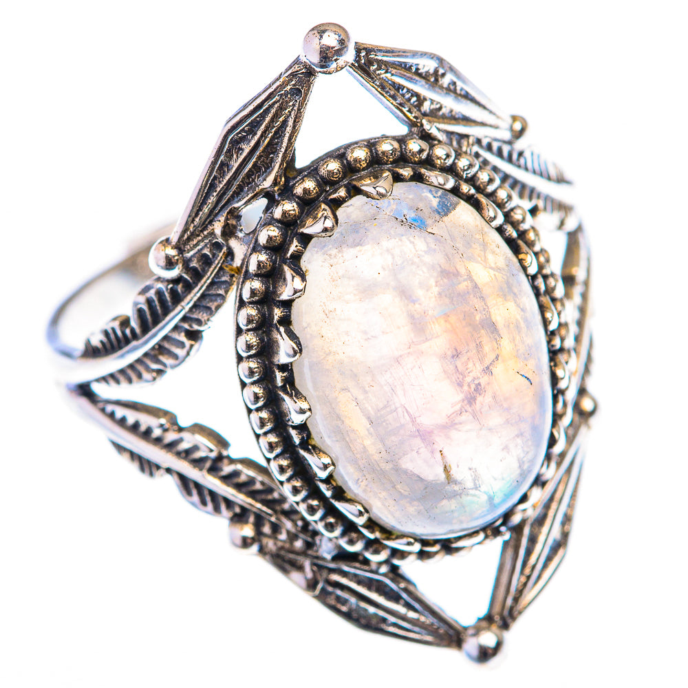 Rainbow Moonstone Ring Size 10.25 (925 Sterling Silver) RING139971
