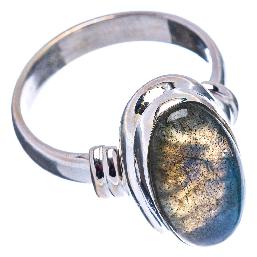 Labradorite Ring Size 5.75 (.925 Sterling Silver)