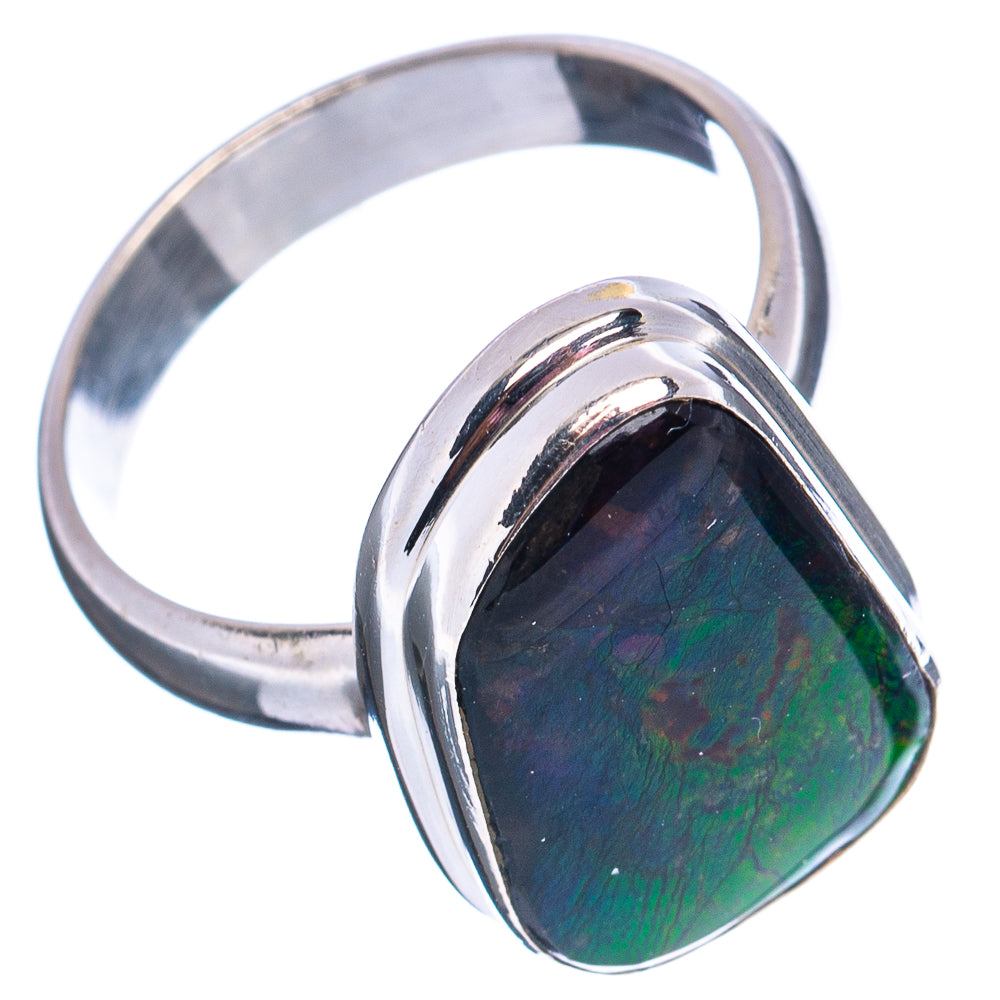 Premium Canadian Ammolite Ring Size 6 (.925 Sterling Silver)