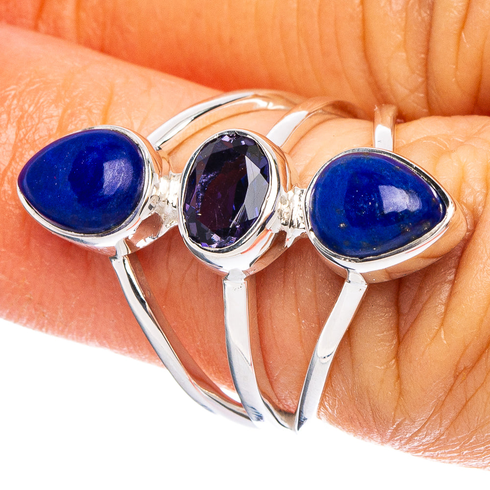 Lapis Lazuli 925 Sterling Silver Premium Ring Size 6 (925 Sterling Silver) R6466